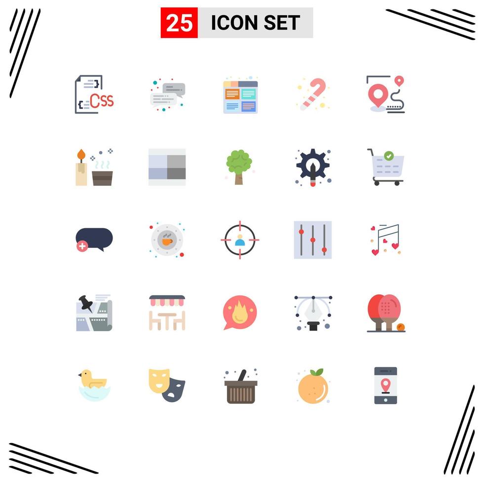 Stock Vector Icon Pack of 25 Line Signs and Symbols for route baby board toy production Editable Vector Design Elements