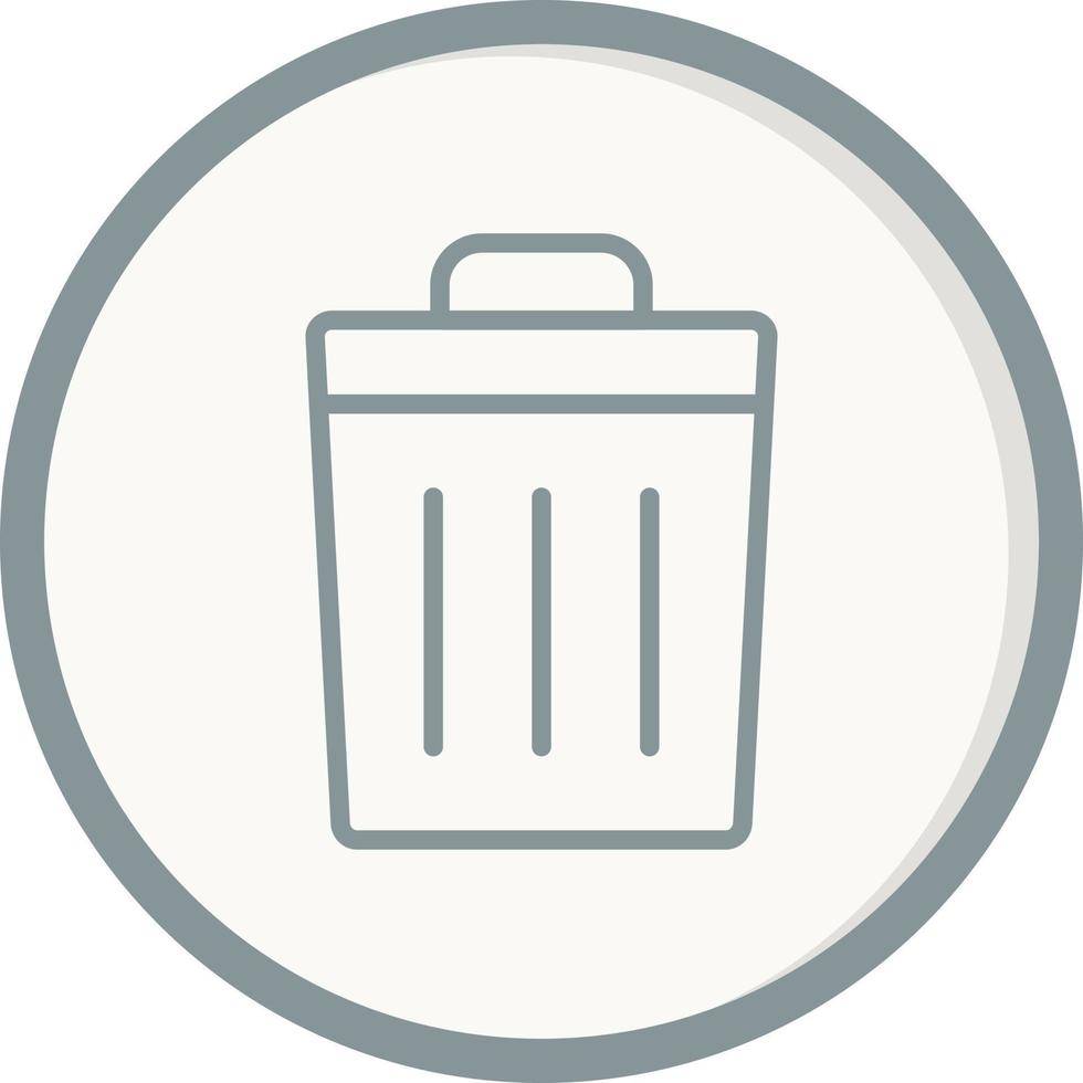 Trash Bin Vector Icon