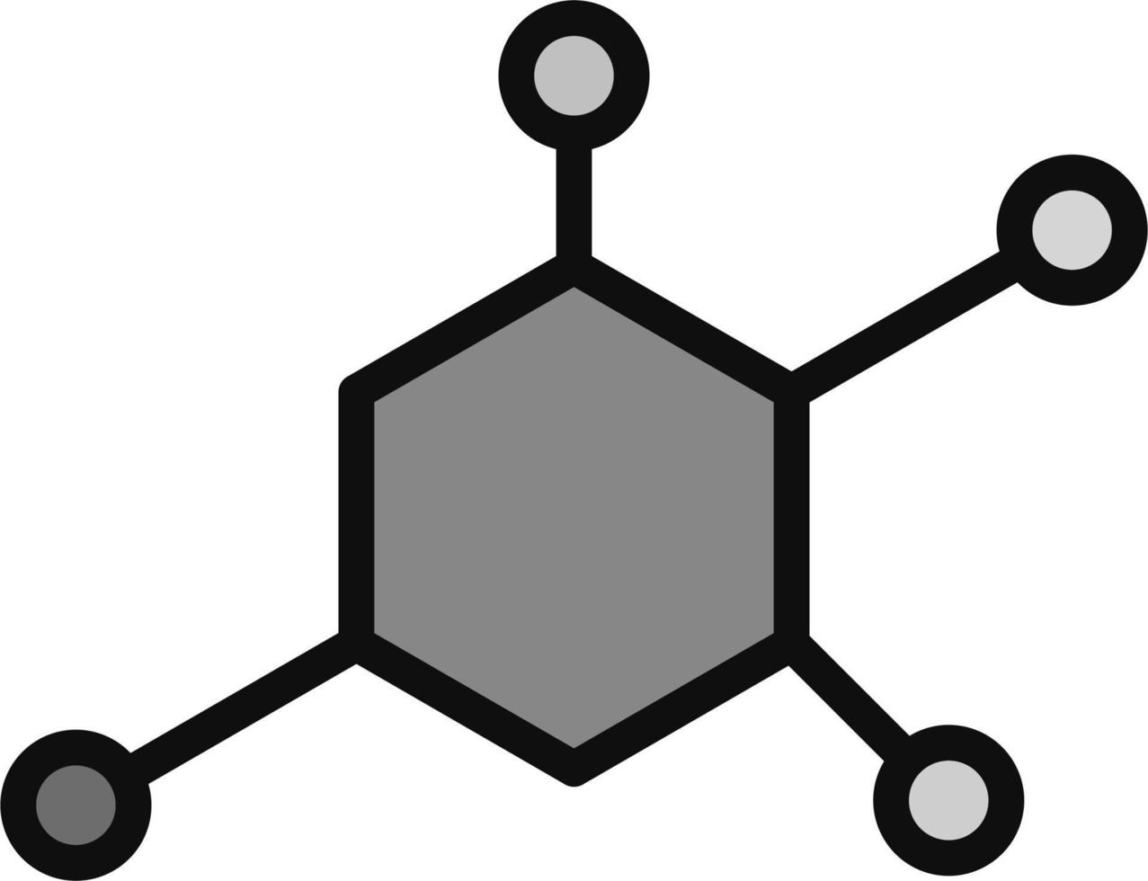 icono de vector de molécula