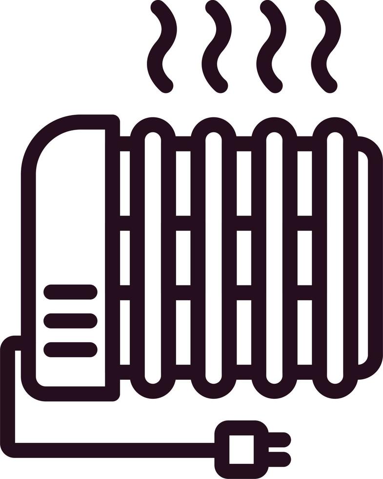 Radiator Heating Vector Icon