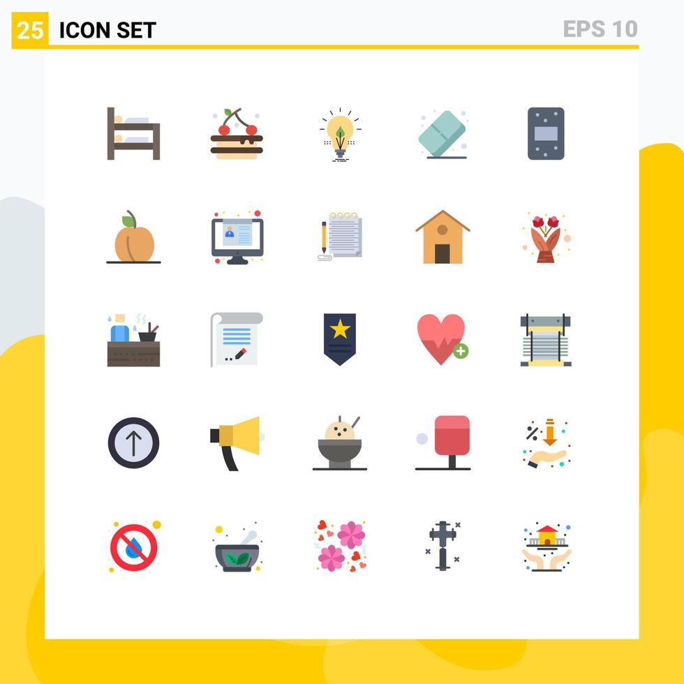 Set of 25 Modern UI Icons Symbols Signs for pack flour electricity paint arts Editable Vector Design Elements