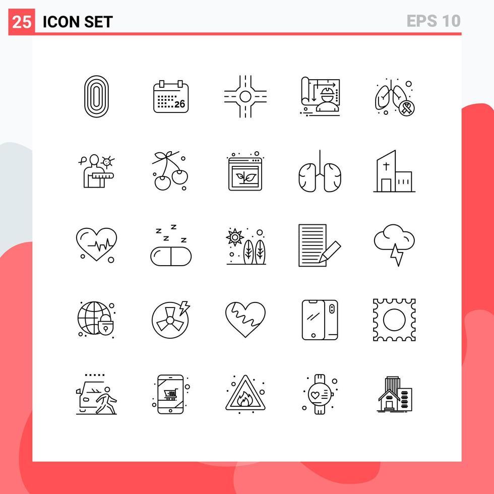 25 Thematic Vector Lines and Editable Symbols of lungs cancer illness jan cancer design Editable Vector Design Elements