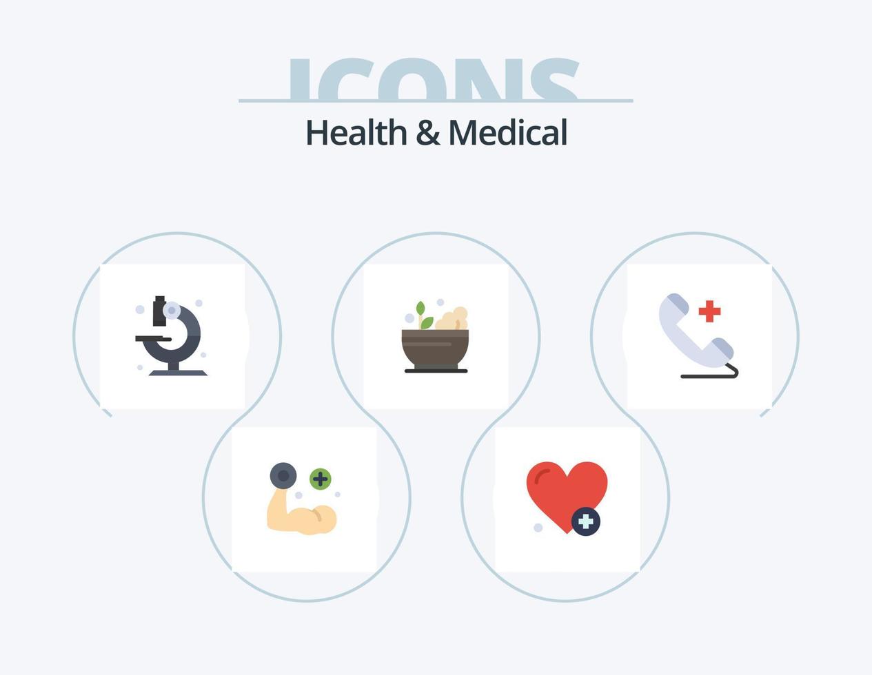 Health And Medical Flat Icon Pack 5 Icon Design. plus. medical. medical. soup. medical vector