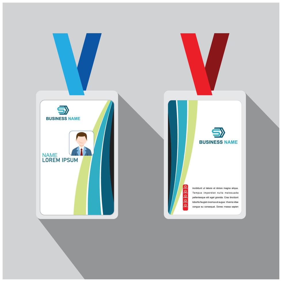 Identity Card design vector