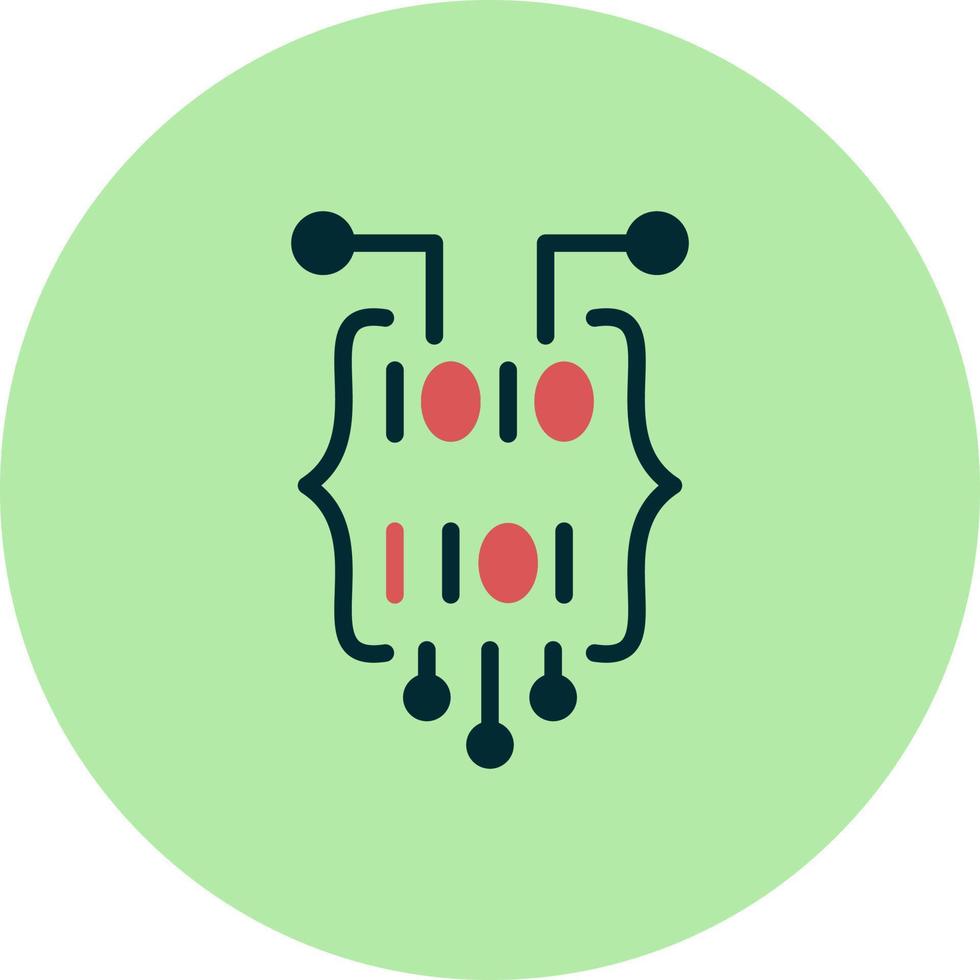Binary Code Vector Icon
