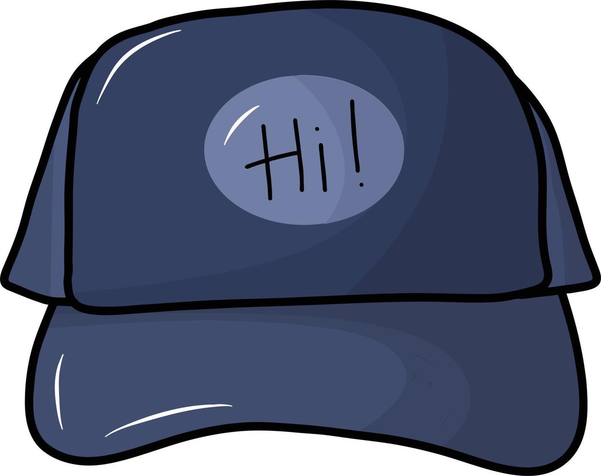 Hat cartoon illustration vector