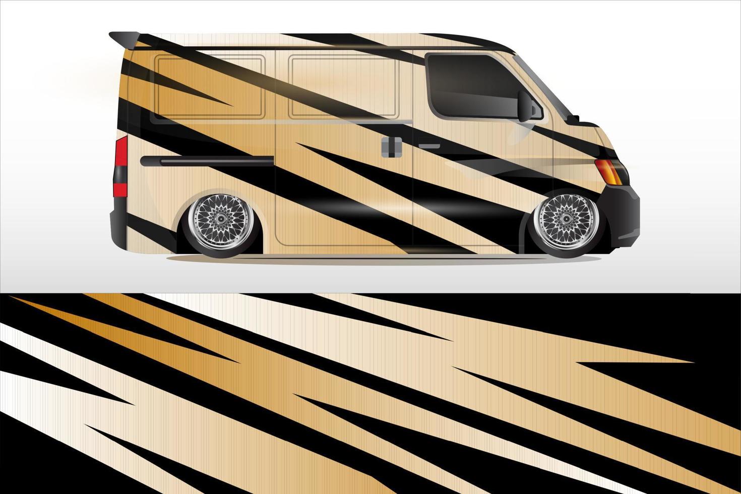 racing car wrap vector design for vehicle vinyl stickers and automotive company sticker livery