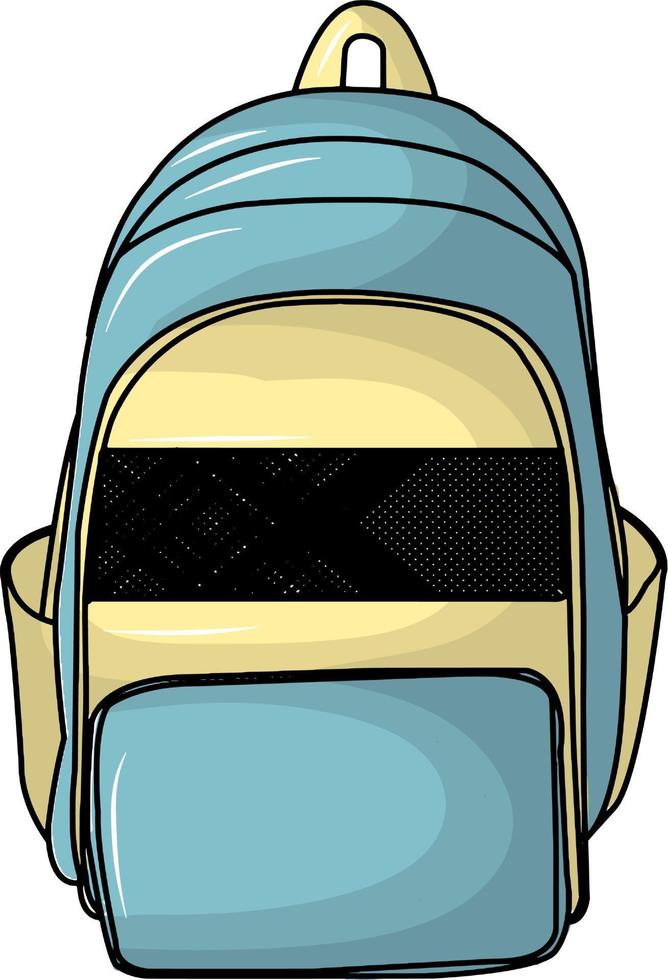 School bag backpack vector