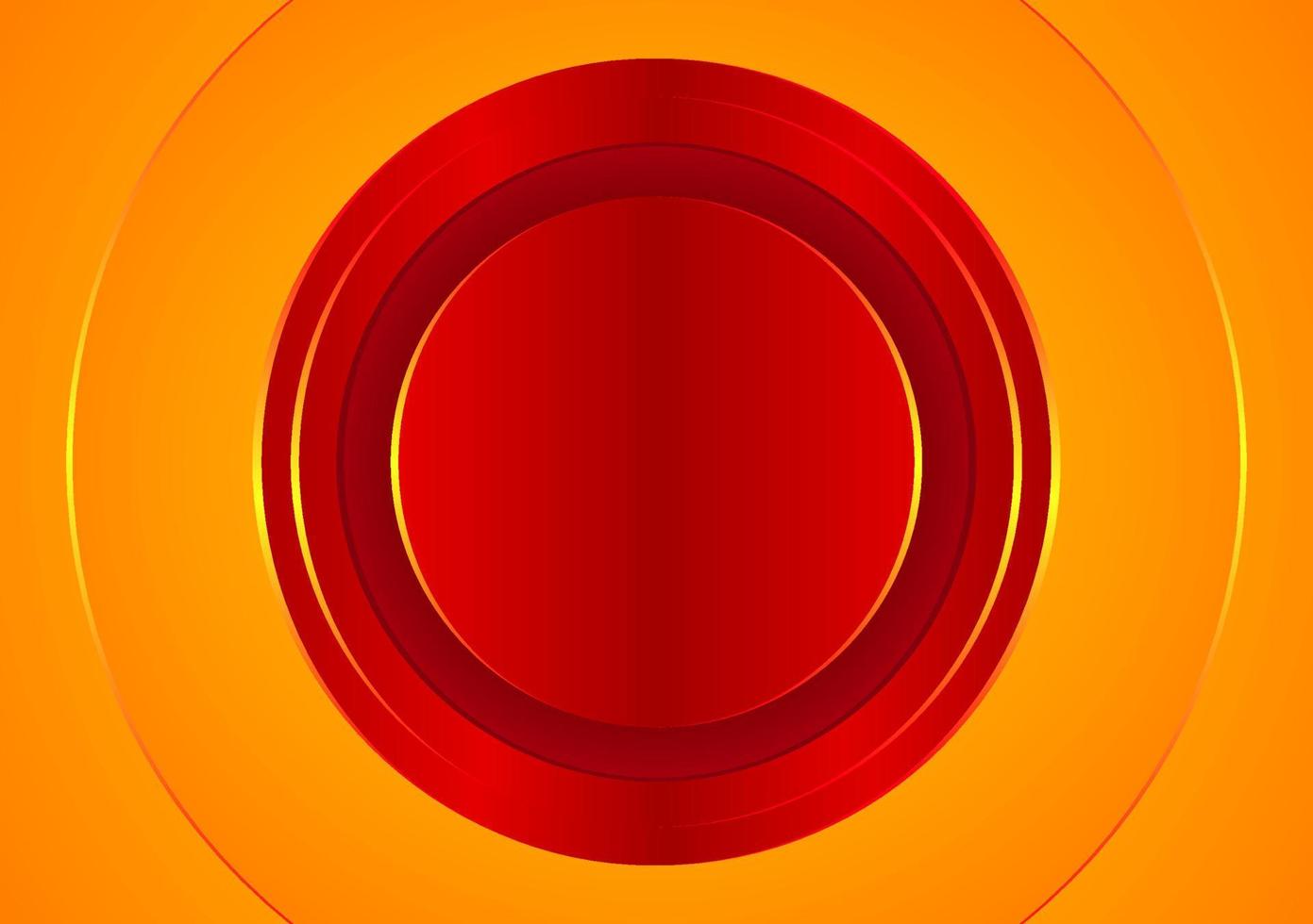 dynamic abstract background with red circles vector