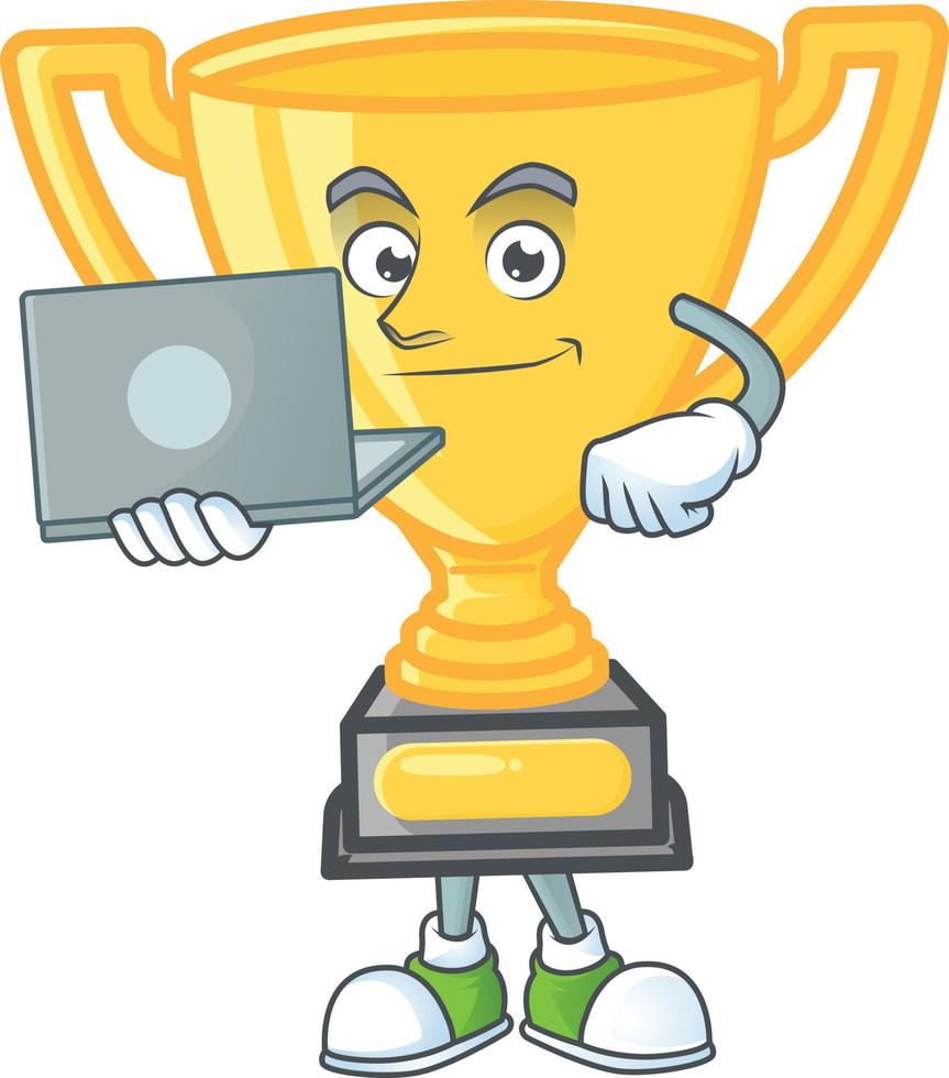 Gold Trophy Vector