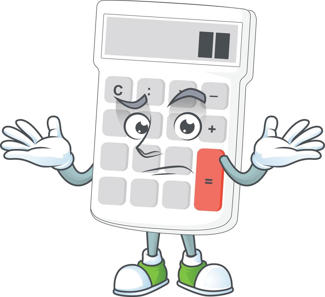 Cartoon Calculator Vector