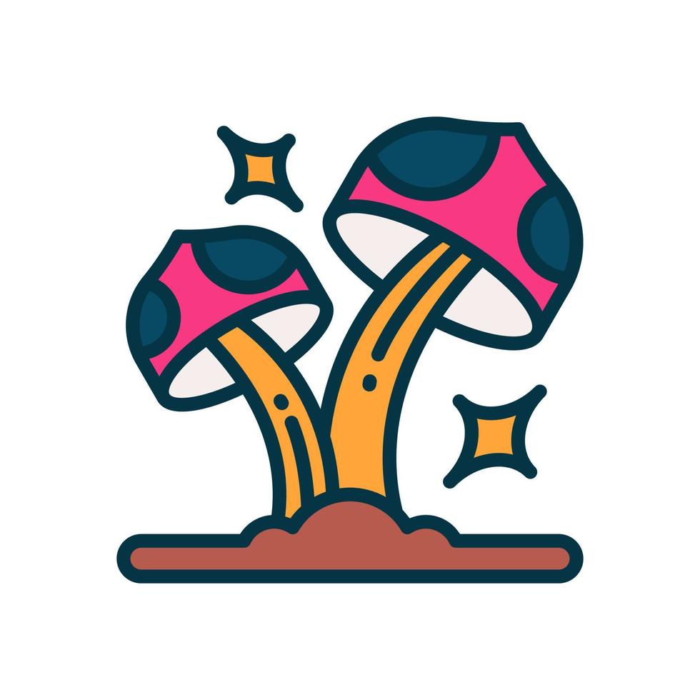 mushroom icon for your website, mobile, presentation, and logo design. vector