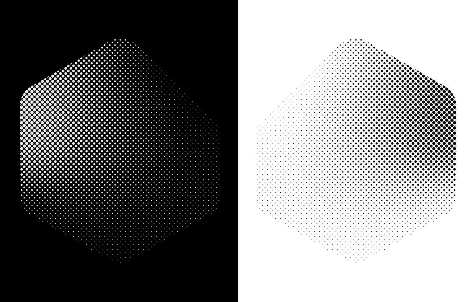 Circle halftone free, Monocromy Star halftone effect vector free, Abstract dotted circles