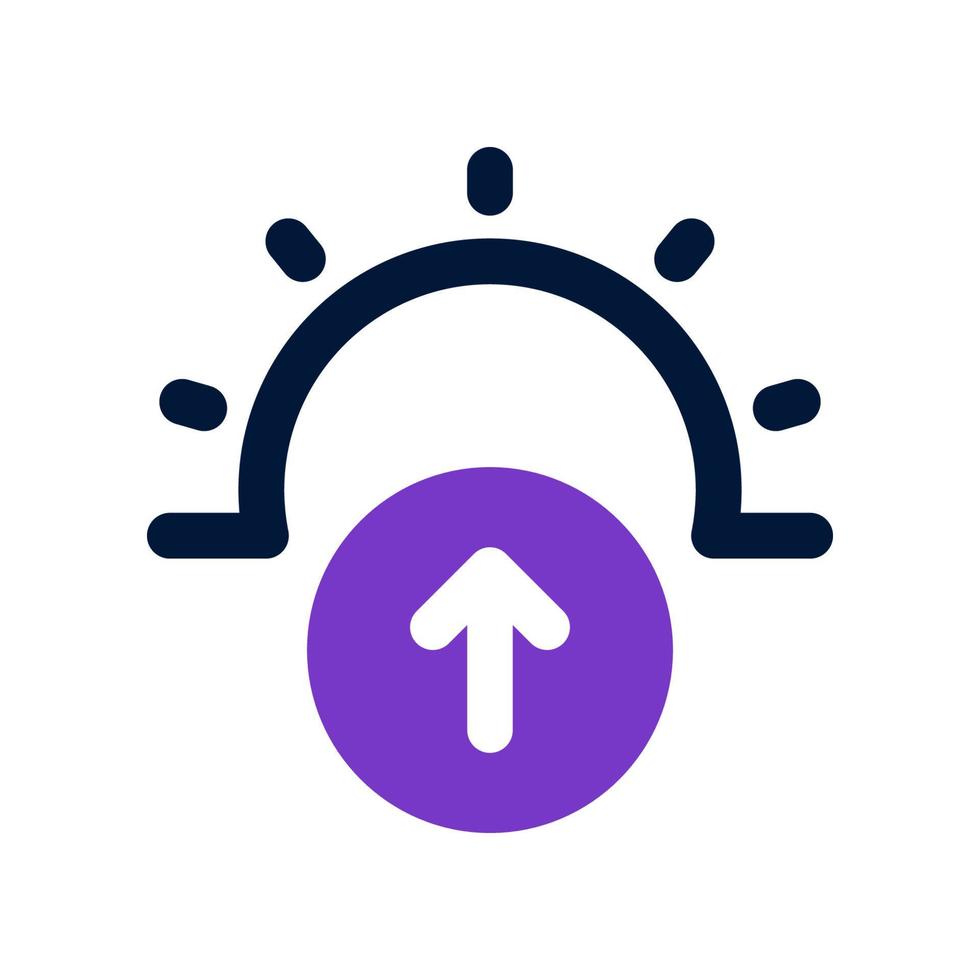 sunrise icon for your website, mobile, presentation, and logo design. vector