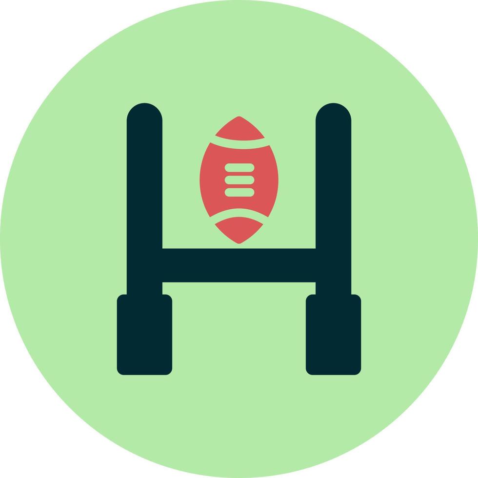 Rugby Goal Vector Icon