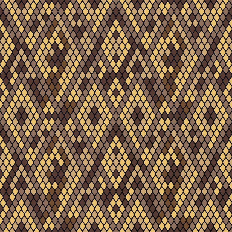 Snake skin Texture Seamless Pattern vector