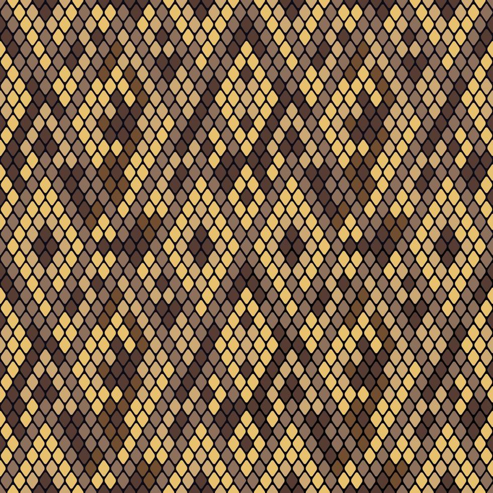 Snake skin Texture Seamless Pattern vector