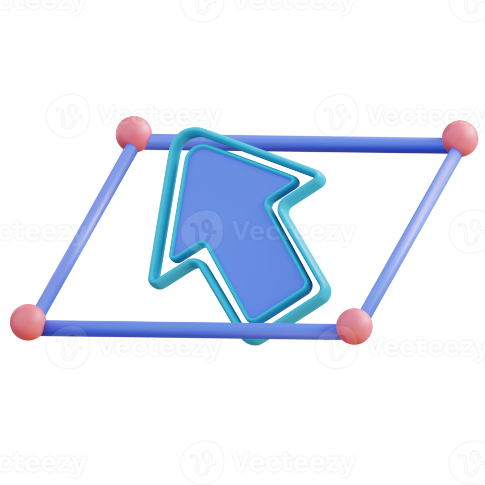 3D illustration pick tool png