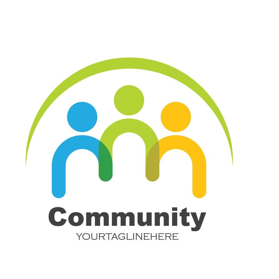 leadership,community,social and company Logo icon vector