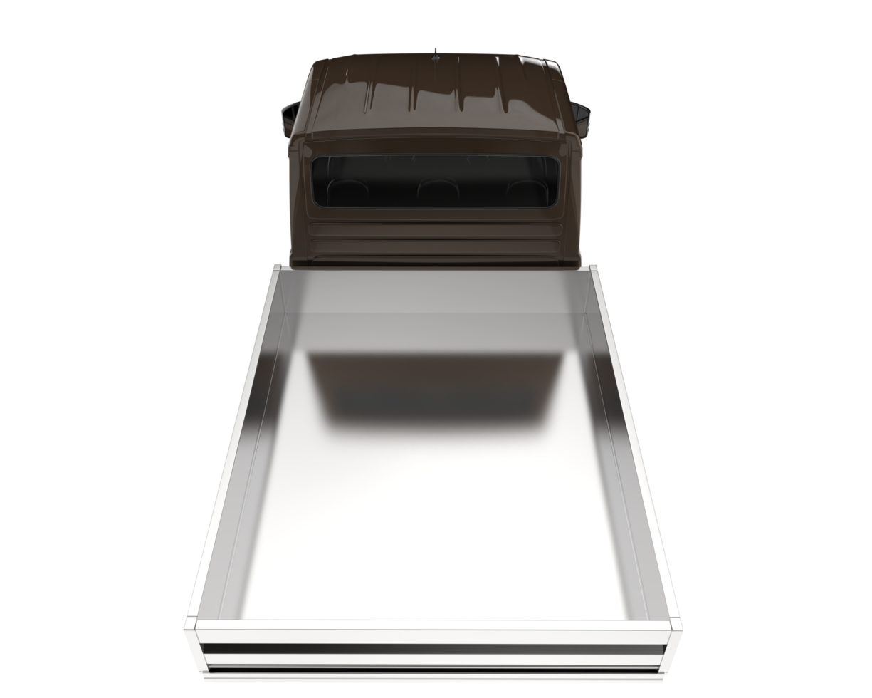 Cargo van isolated on transparent background. 3d rendering - illustration png
