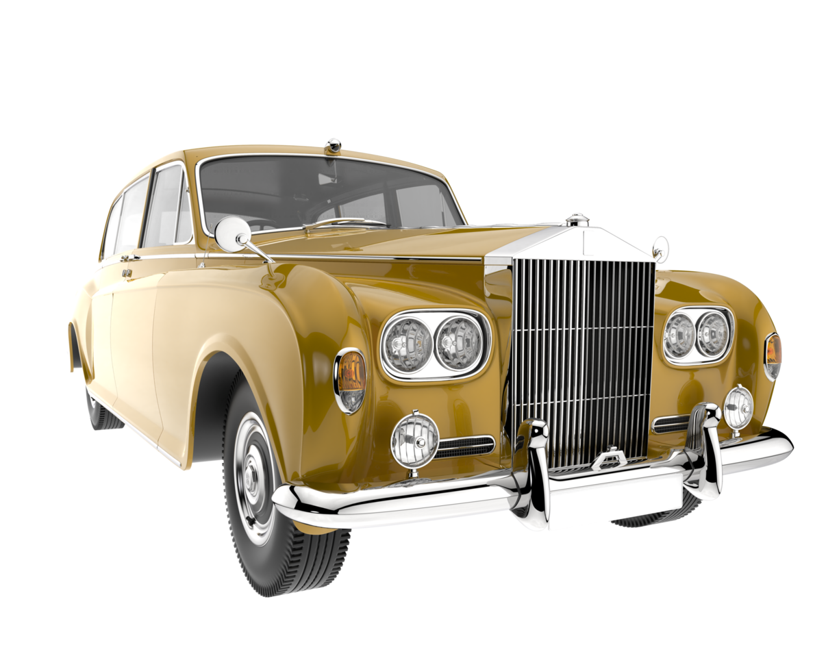 Modern car isolated on transparent background. 3d rendering - illustration png