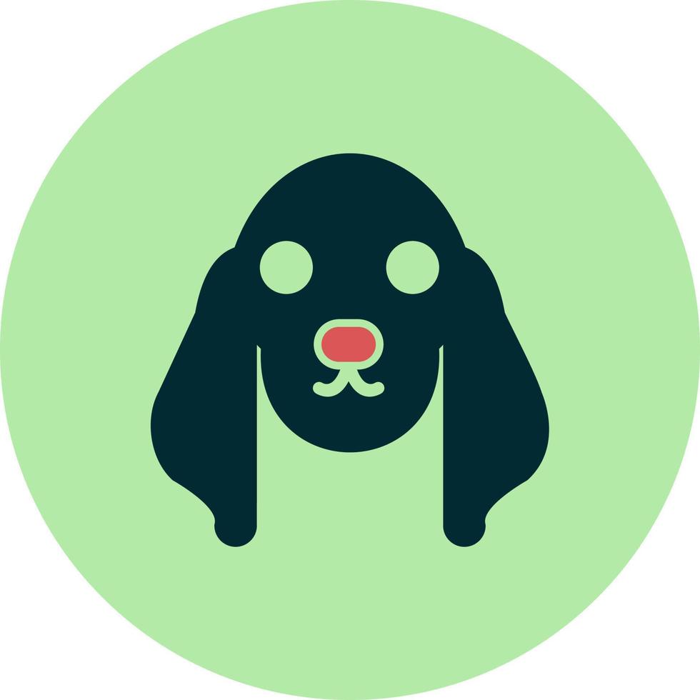 icono de vector de perro