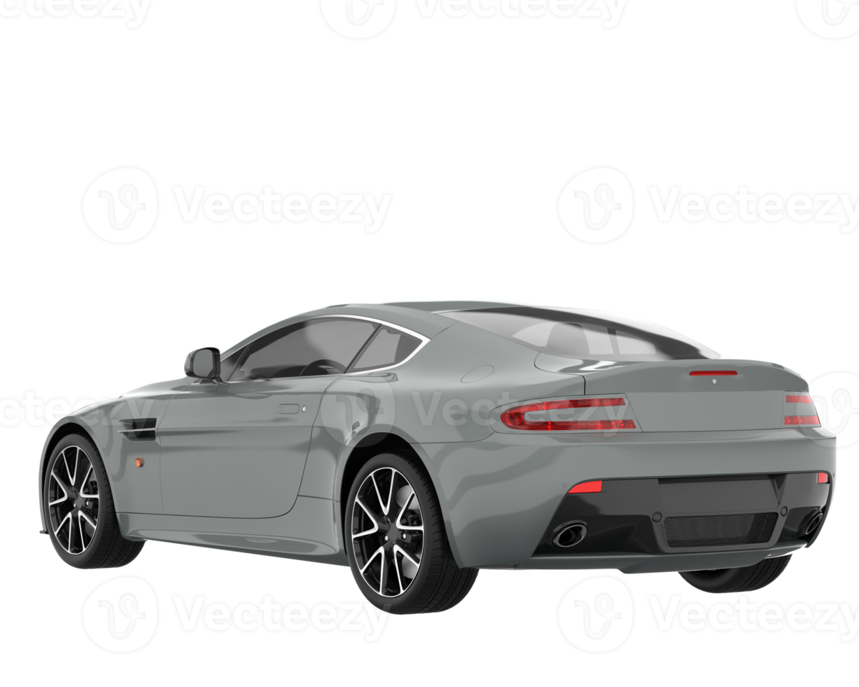 Sport car isolated on transparent background. 3d rendering - illustration png