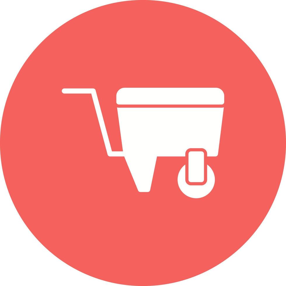 Wheelbarrow Vector Icon