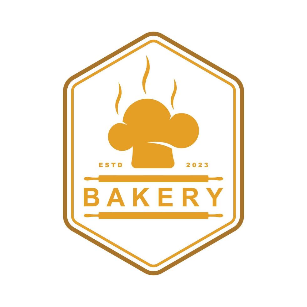 bakery logo template vector illustration