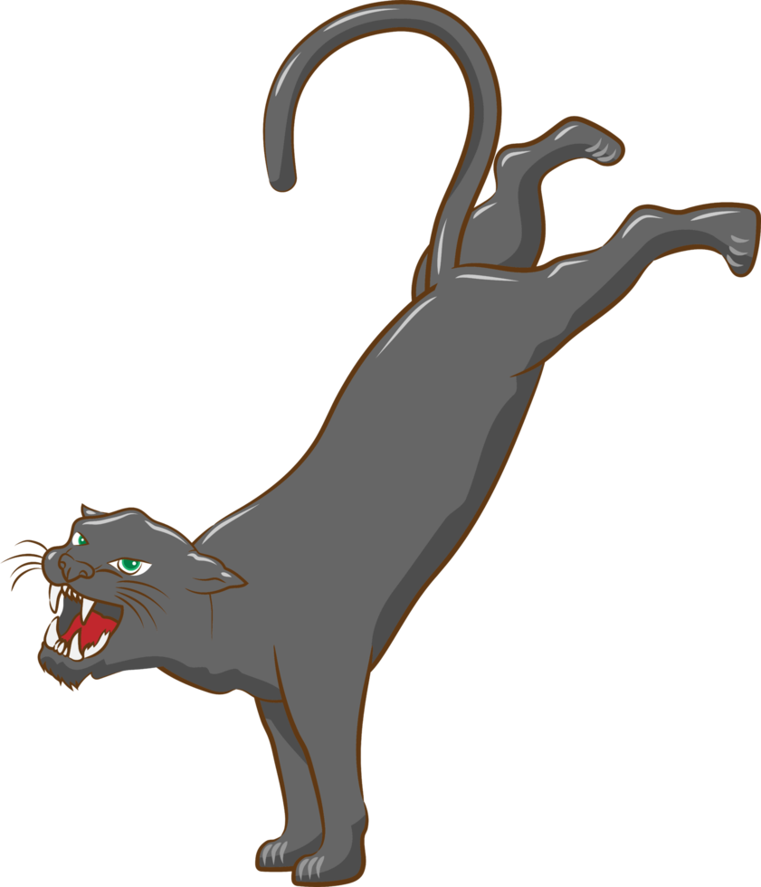 Panther-Vektor-Set-Sammlung Grafik-Clipart png