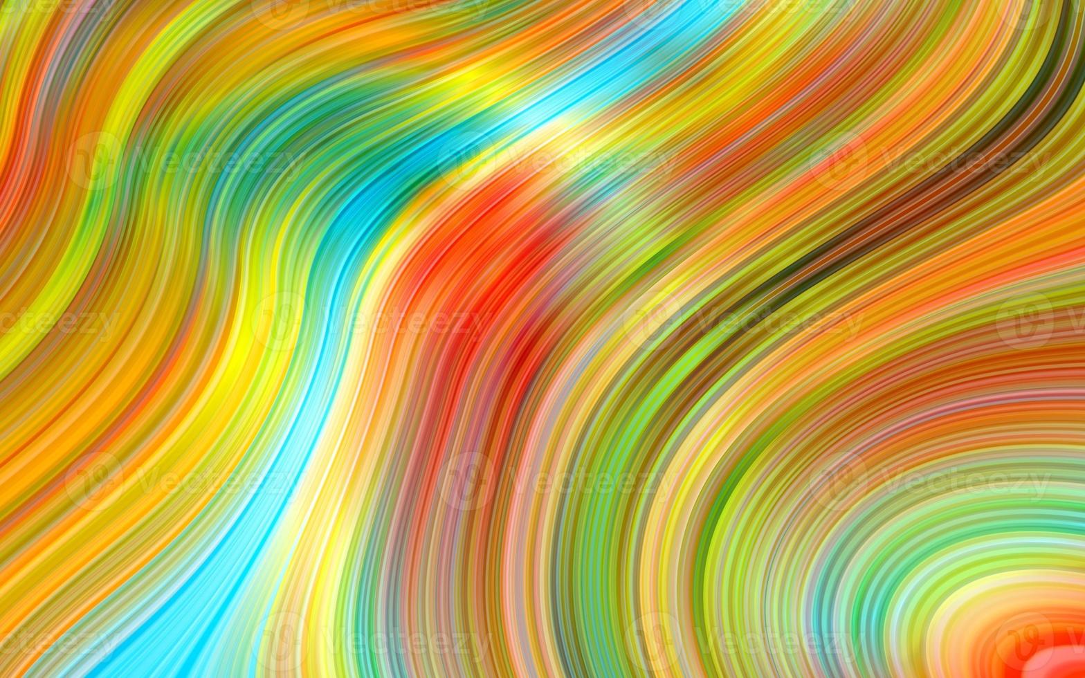 Serie de colores dinámicos. fondo colorido abstracto futurista. abstracción artística con líneas onduladas de colores. coloridas texturas de línea distorsionadas. patrón de línea de onda multicolor creativo. foto