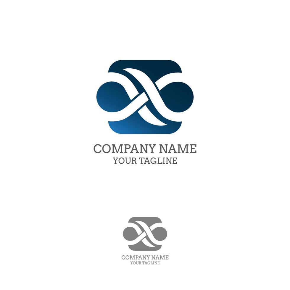 Blue Infinity logo design,Infinity Design Infinity logo Vector Logo template