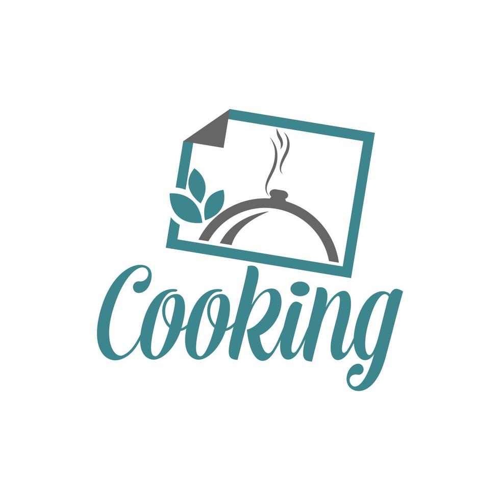 Cocinando logo, comida , restaurante vector marca identidad.