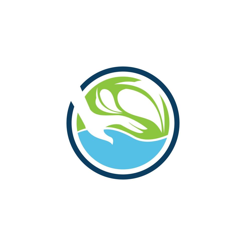 Abstract Symbol Icon, arms,a logo for spa salons, and a massage. vector