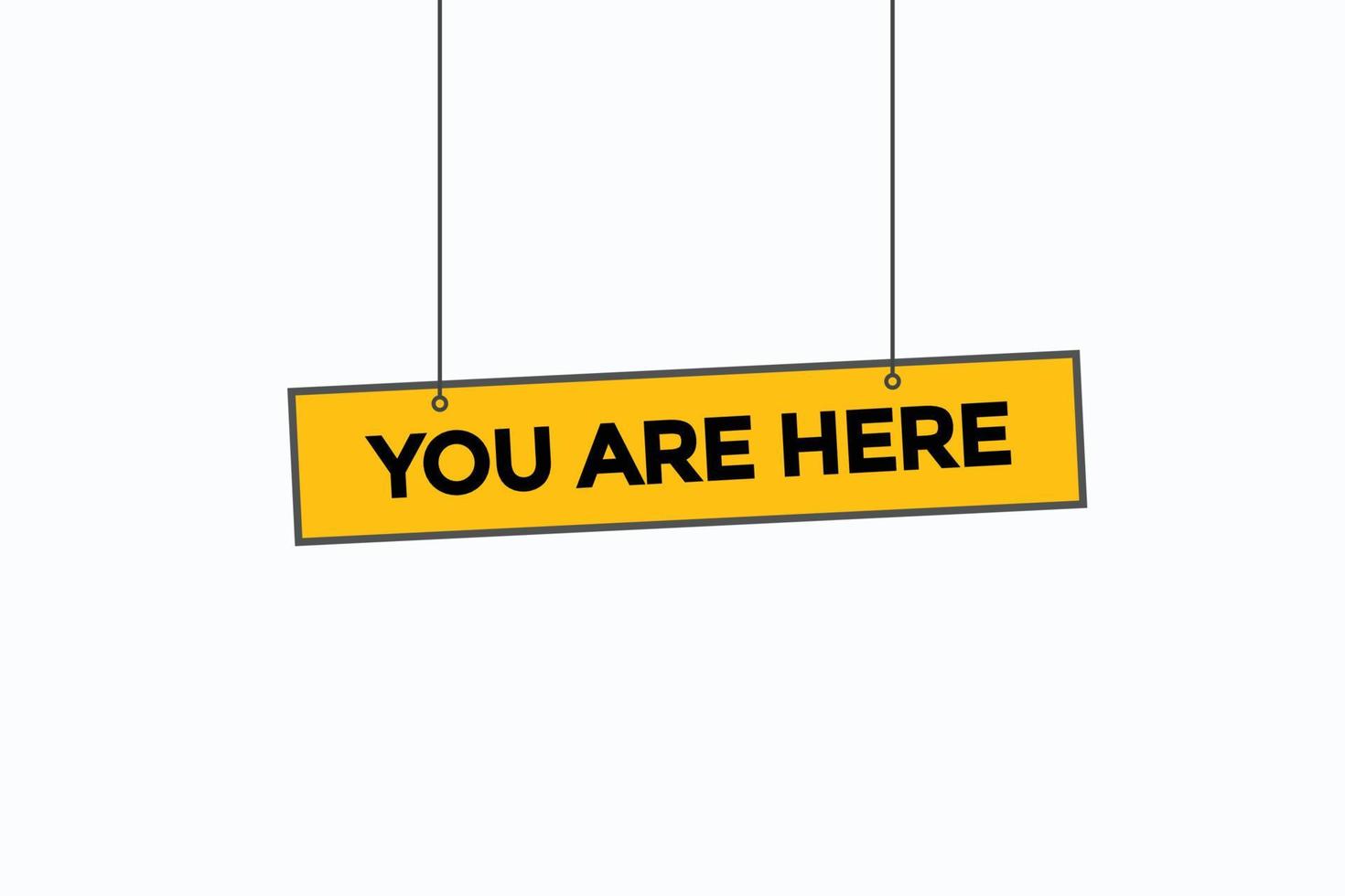 you are here button vectors.sign label speech bubble you are here vector