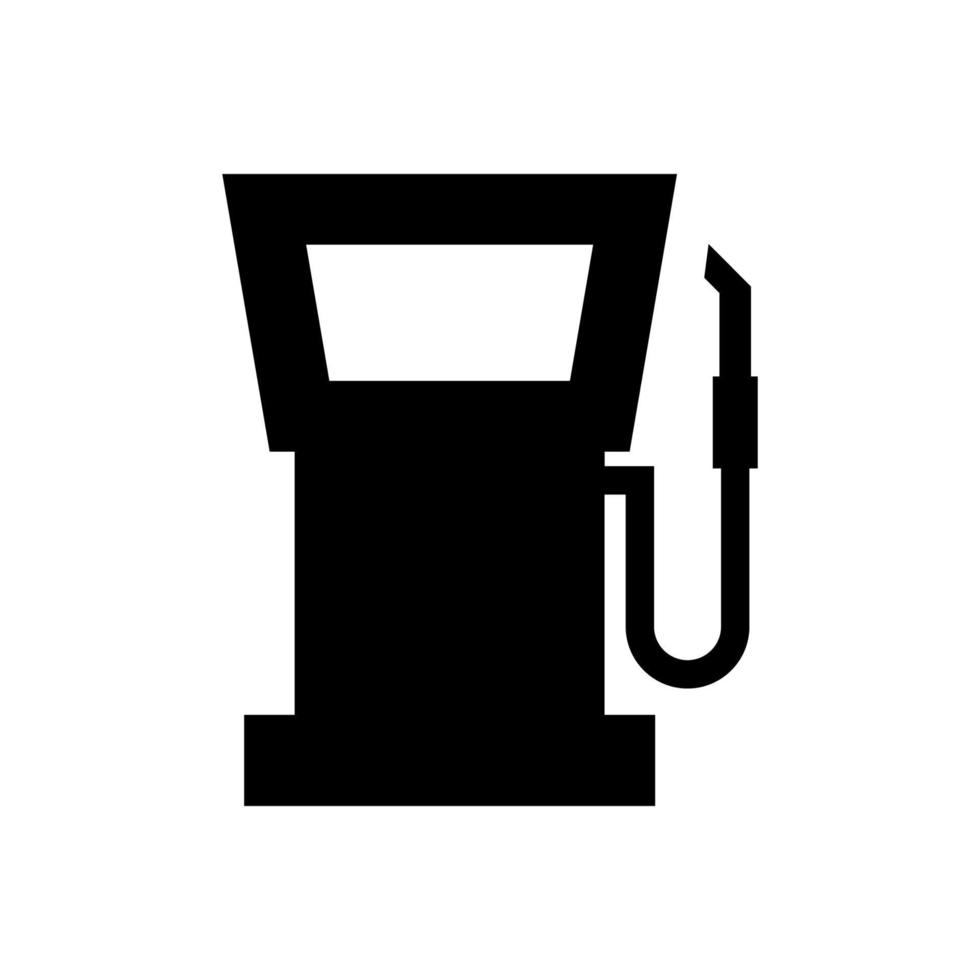 icono de gasolinera, icono de tráfico.gasolinera vectorial. ilustración en fondo blanco vector