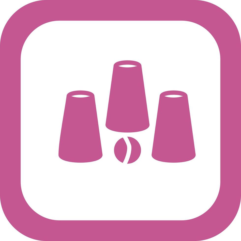 Cups Game Vector Icon