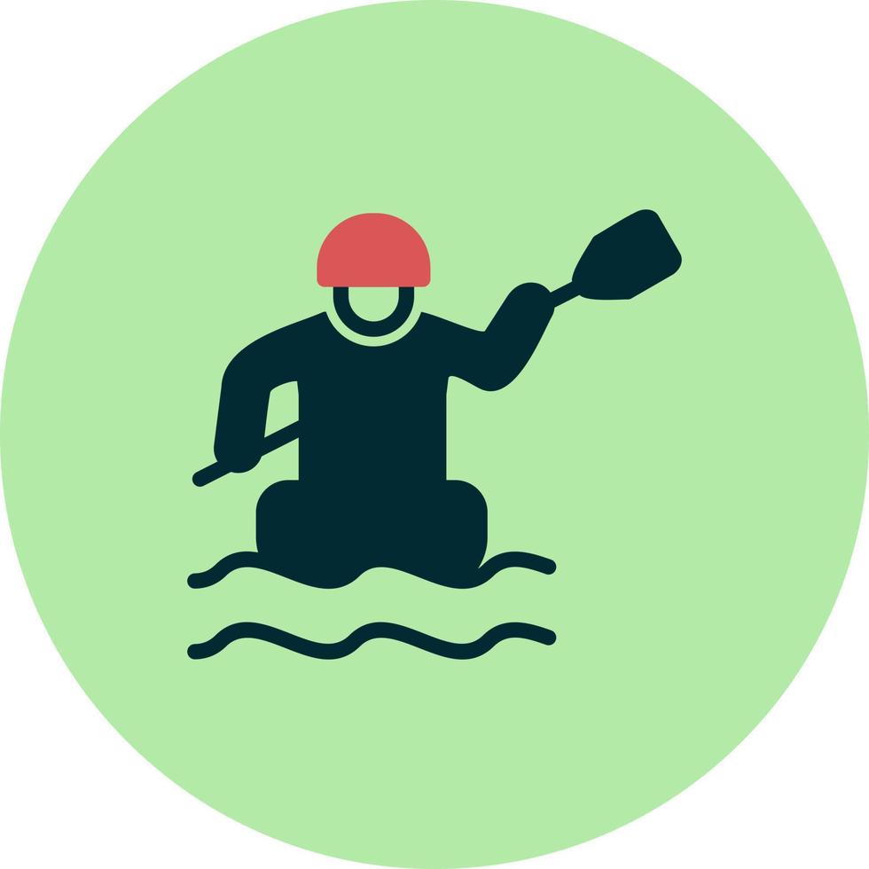 Rafting Vector Icon