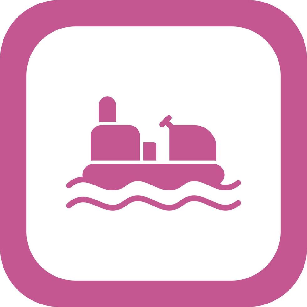 Bumper Boats Vector Icon