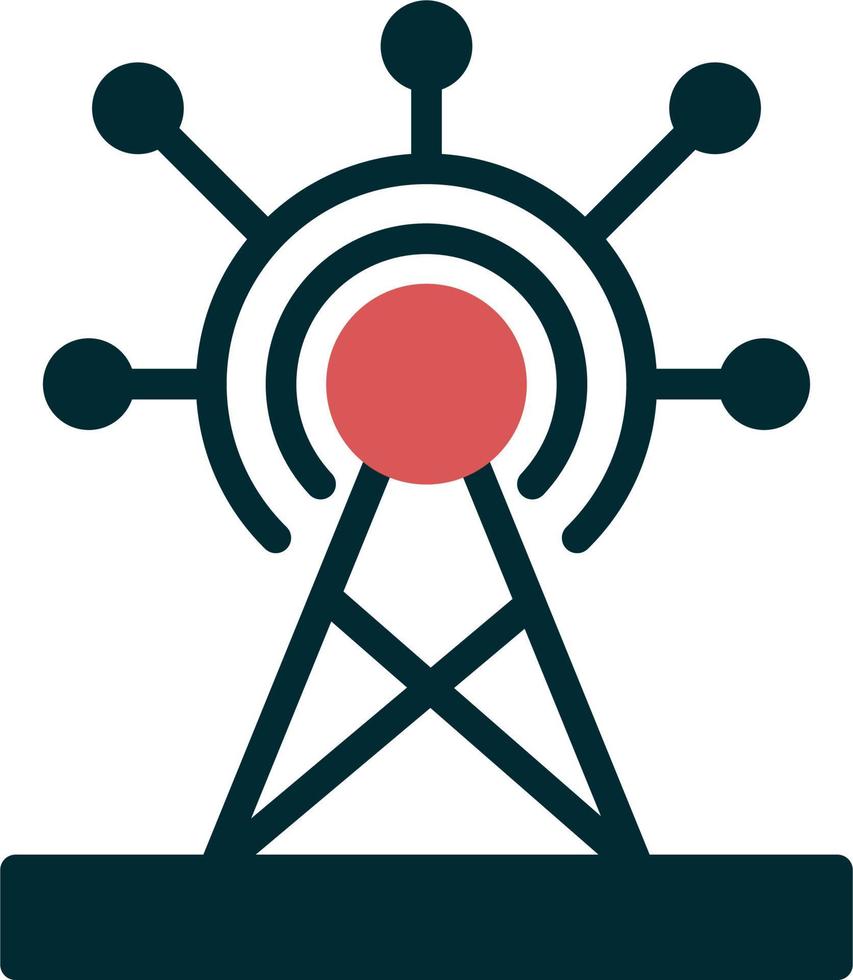 Communication Tower Vector Icon