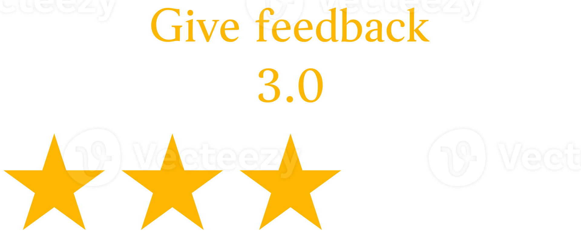 Rating star, give user feedback design concept. png
