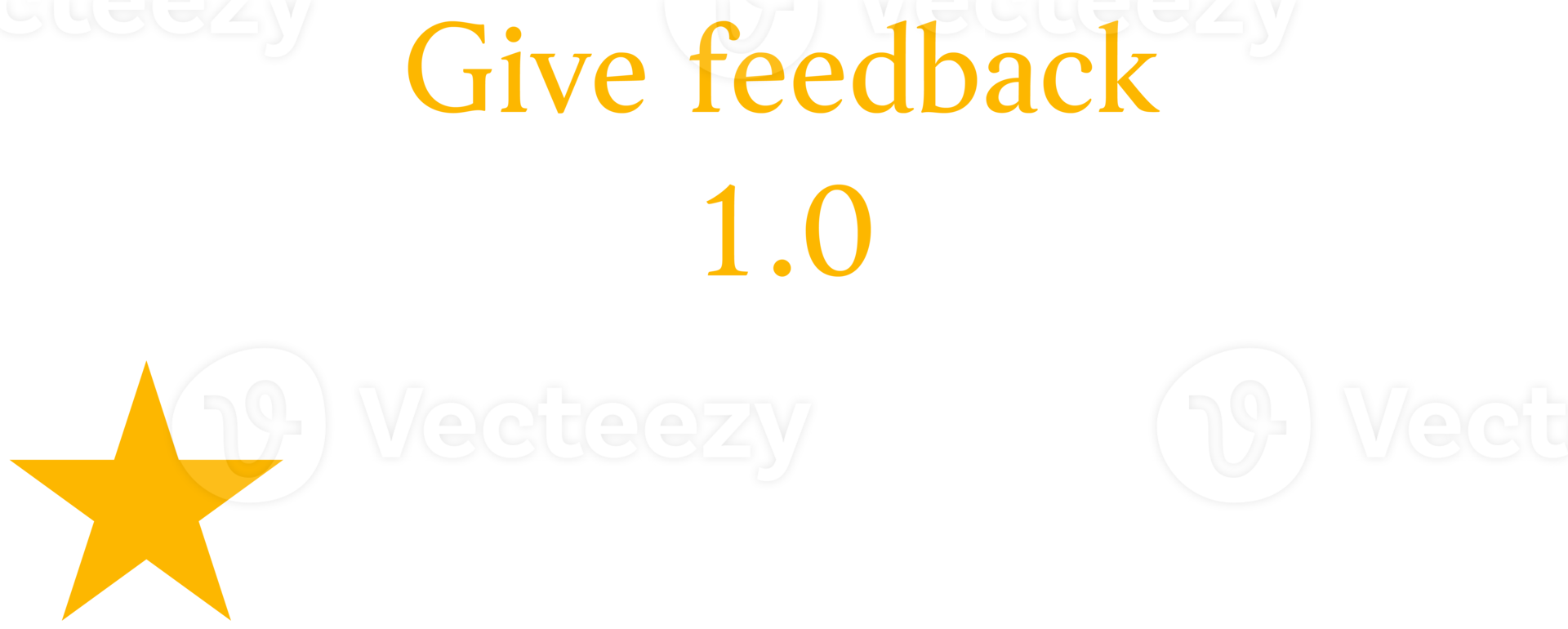 Rating star, give user feedback design concept. png