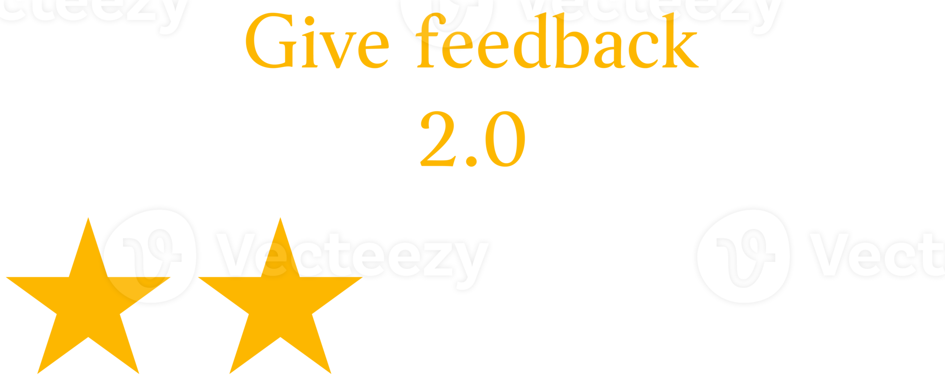 Rating star, give user feedback design concept. png