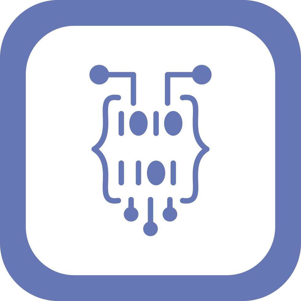 Binary Code Vector Icon