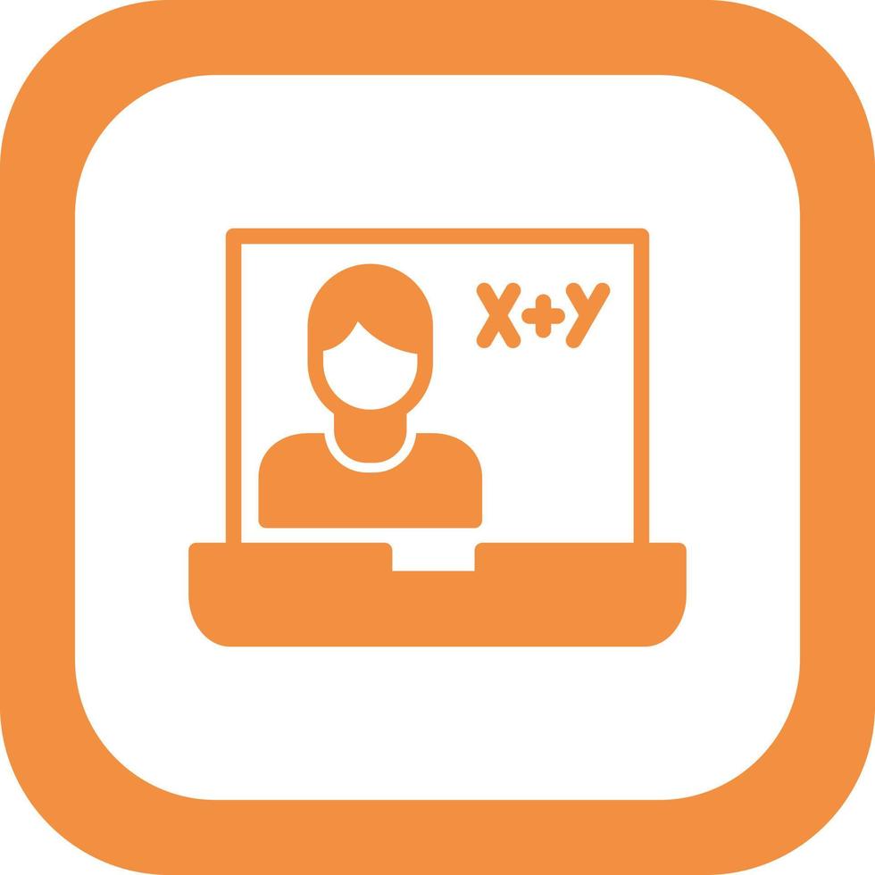 Online Class Vector Icon