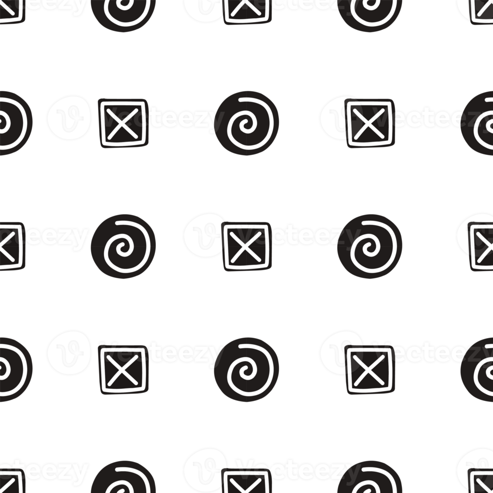 Minimalistic seamless rune pattern. Ancient runes. Scandinavian pattern png