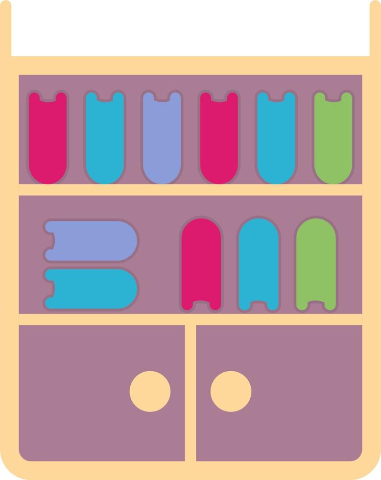 Bookcase Vector Icon