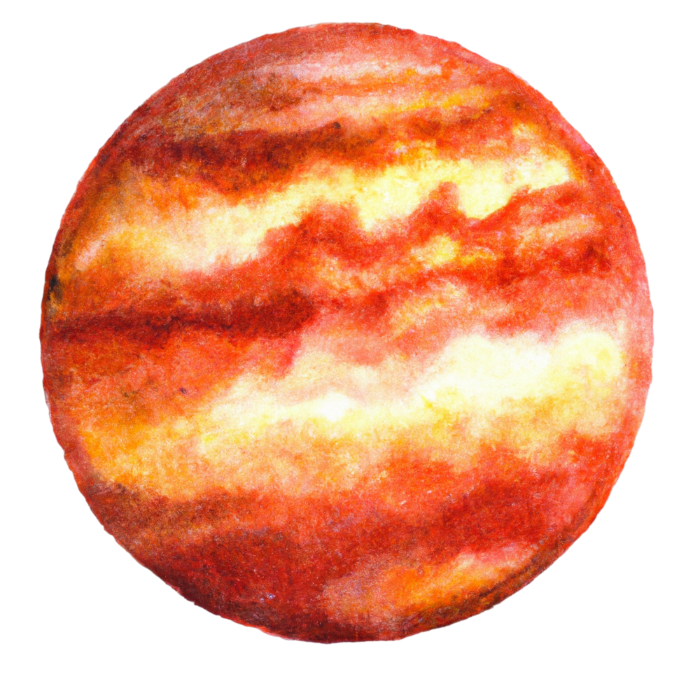 Watercolor Planets Space png