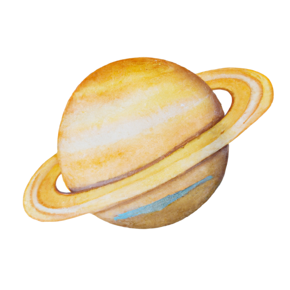 Watercolor Planets Space png