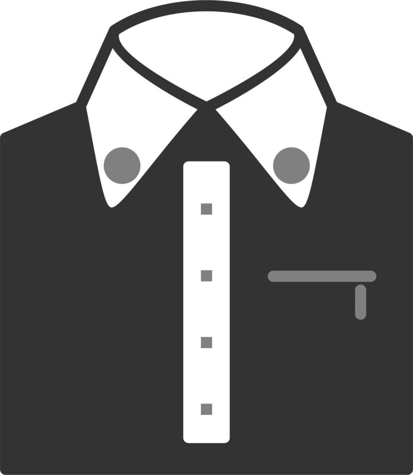 icono de vector de camisa